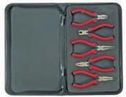 5 mm² - length: 115 mm 387 Precision Pliers Set "Mini" - 5-piece - double spring loaded - insulated handles content: -