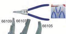 Lock Ring Pliers Set for Drive Shafts - for assembly of locking rings on driveshafts - straight, bent and 30 offset type (available as 3 pcs.