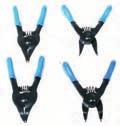 Shafts, bent type 66110 3-piece Lock Ring Pliers Set for Drive Shafts Internal Circlip Pliers, 90 Offset - for internal clips - self-opening - length 165 mm - tip length approx.
