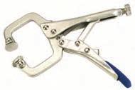 fine-adjusted separately by screw, so you can find the correct pressure for each material and different applications - rubberized quick release lever Grip Pliers 587 Special Vice-Grip Locking Pliers,