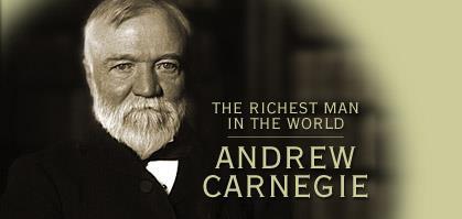 Andrew Carnegie Andrew Carnegie was a captain of industry or, to others, a robber baron. He came to America as a poor Scottish immigrant in pursuit of the American Dream.