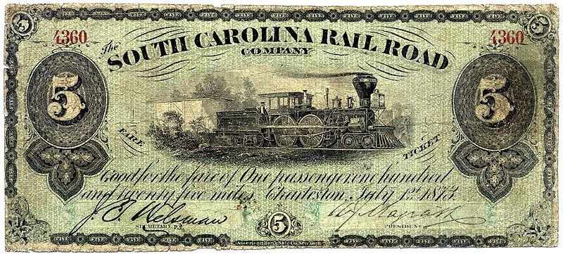 Brief History of American Railroads 1830 - South Carolina Railroad is introduced as the first successful steam