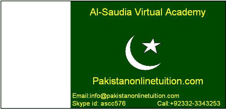 Al-Saudia Virtual Academy Online Tuition Pakistan Pakistan Online Tutor Electronics Q1. What do you mean Electronics?