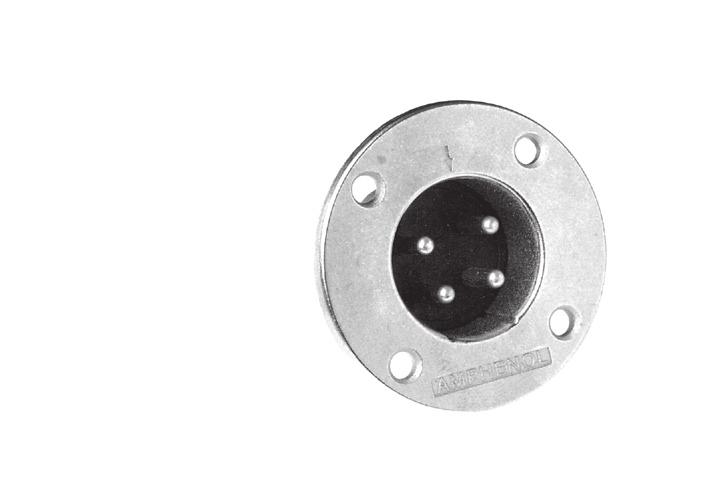 EP METAL TYPE - SOLDER EP Male chassis mount, Round Flange, 3 pole nickel finish EP-3-14 3 pole black finish EP-3-14B 4 pole nickel finish EP-4-14 4 pole black finish