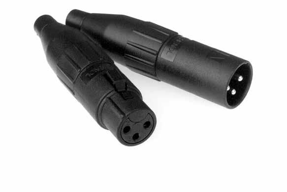 AC AC SERIES SERIES XLR XLR CABLE CABLE CONNECTORS THERMOPLASTIC SHELL TYPE - SOLDER Features: Thermoplastic Shell. Solder Bucket Connections. Jaws Cable Retention System.