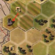 Advance to Cover: Move the Enemy Unit into an adjacent hex that is both 1 hex closer to the closest German Unit (that is not in its hex) -and- has Cover.