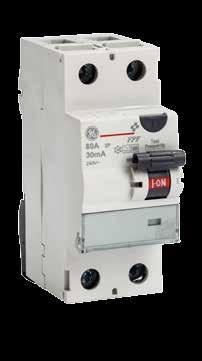 RCCBs RCCBs - Residual Current Circuit Breakers RCCB with overcurrent protection Add-on devices FP Series FP Performance EN/IEC EN 62423/ VDE 0664-40 Type F Auxiliaries (1) Motor operator (2) (1)
