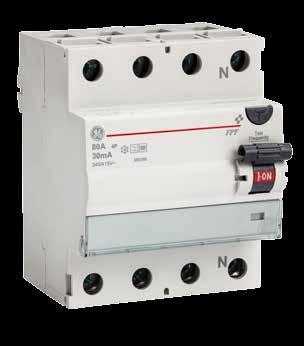 4P: 240/415 Minimum operating voltage U min 30 ma (V) 2P: 160 4P: 258 Mechanical/electrical endurange 20.000/10.000 Tropicalisation acc.