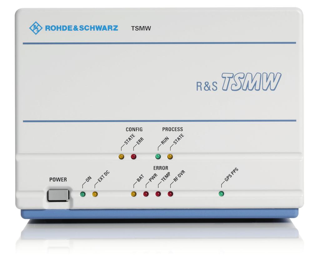 R&S TSMW Universal Radio Network Analyzer At a glance The R&S TSMW universal radio network analyzer is a platform for optimizing all conventional wireless communications networks.