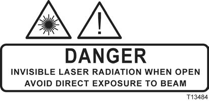 WARNING: Maximum Laser Power Ensure that all optical connections are complete or terminated before using this equipment to remotely