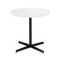 Silver Texture/Black Base, 30" Round 29"H 305299 - Table, Cafe, Silver Textured Grain/ Hydraulic Chrome Base, 30" Round 29"H 305283 - Table, Cafe, White Laminate/Black Base, 36" Round 29"H 305301 -