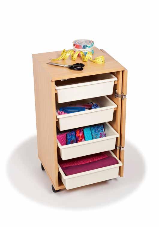 ROLLA STORAGE - A great storage idea from Horn The Rolla storage will sit happily either side of your existing Horn sewing cabinet or have 2.. one for both sides of your cabinet.
