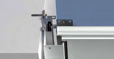MODERNISE AND IMPROVE Standard fitting The sectional door can be fitted behind the opening.