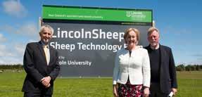 Faculty news and research New facility aims to boost sheep profits Lincoln University Vice-Chancellor Dr Andrew West, left, Selwyn MP Hon Amy Adams, and Professor Tony Bywater, at the opening of the