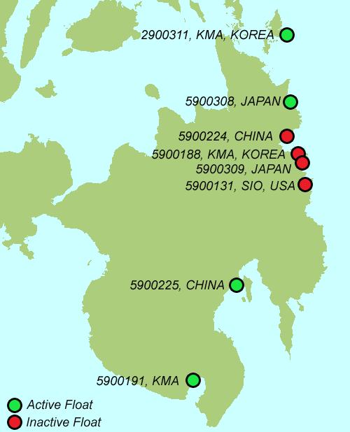 Beached floats in Mindanao/Philippine Japan 2 US 1 China 2