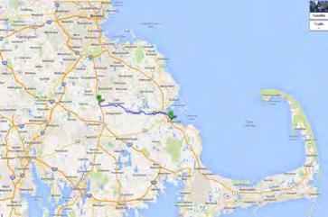 Plymouth, Mass to West Bridgewater, MA Static GPS: 5mm (0.