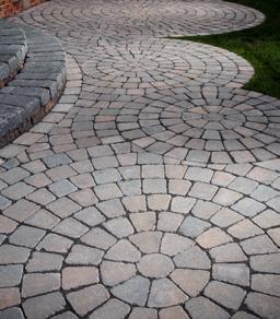 Circle Kit PATIO WALK / Approximate Diameter Square Feet Stones LARGE WEDGE SMALL WEDGE SMALL RECTANGLE SMALL SQUARE 8.5 56.