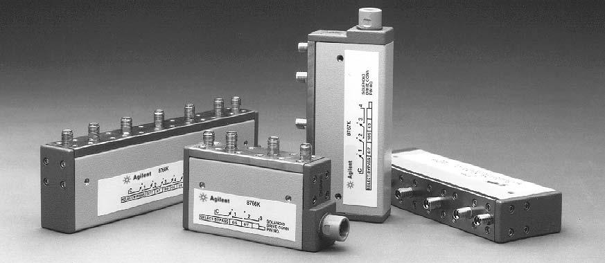 Agilent 8766/7/8/9K Microwave Single-Pole Multi-Throw Switches Product Overview dc to 18, 26.