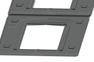 (H1640-80mm X L992mm) For a panel of H1650, the