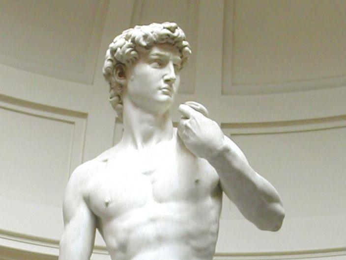 Michelangelo Michelangelo was raised primarily in Florence.