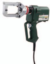 USA Tel: 800.435.0786 Gator Pro ECCX Battery-Powered and CCCX Corded Tools ECCX11 Battery-Powered and Corded Tool Features 360º rotating head adjusts to your work position.