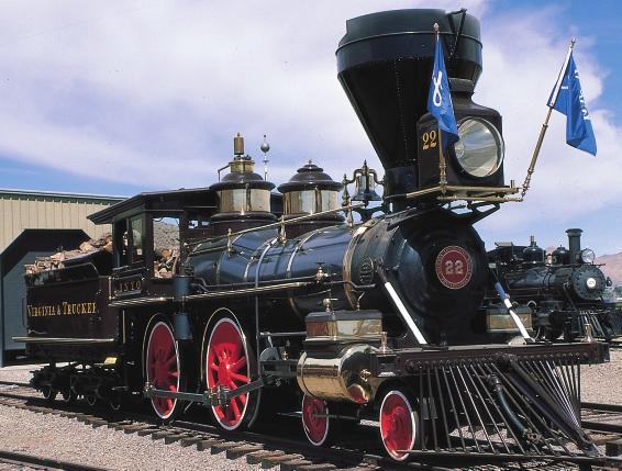 Steam locomotive and wood car and The Industrial Revolution started in the late 1700s and changed the way people lived.