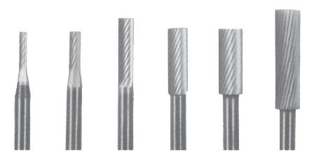 Rotary s High Speed Steel--Straight Cylindrical-- Shank 2501-A 100201 100213 100225