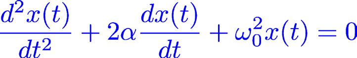 Homogeneous Equation The complementary