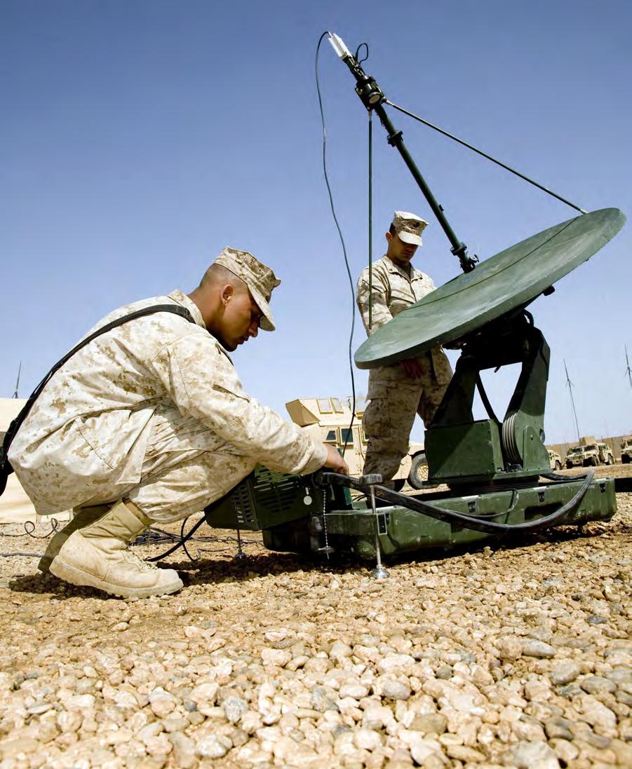 Exercise 3 Antenna Alignment for Geostationary Satellites Discussion Small portable dish antennas, such as that shown in Figure 66 can easily be deployed in the field