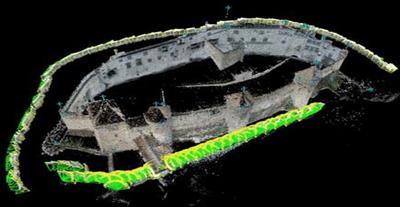Figure 12. Results-dense point cloud model for the Sony Alpha 7R 16mm fisheye dataset 2.4.