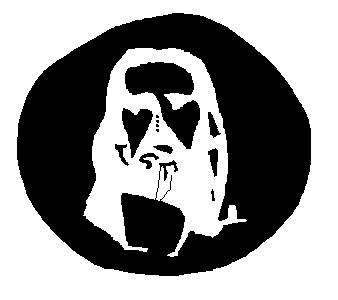 Stare at four dots for 30-40 seconds Look away at something