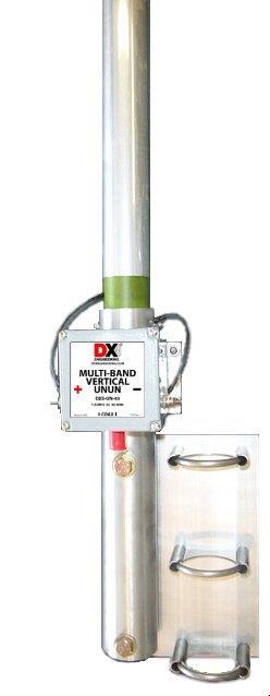 Remove the old Balun or Unun and replace it with the DXE-UN-43 Unun. Connect the antenna feedpoint to the terminal on the DXE-UN-43 UNUN closest to the Red "+" on the label as shown below.