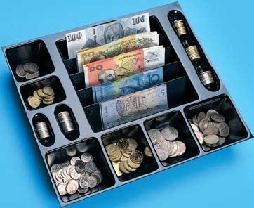 Counta Cash Insert Width: 30mm Depth: 30mm Height: 0mm The counter cash insert is the latest addition to our range, ideal for high cash flow areas.