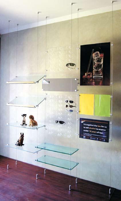 Provides the universal solution for display builders Use either floor-ceiling application or as a shelving system inside cabinetry Kit includes 3. metres of 1.