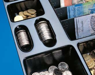 CASH DRAWERS SHOPFITTING PRODUCTS Cash drawers with various inserts to