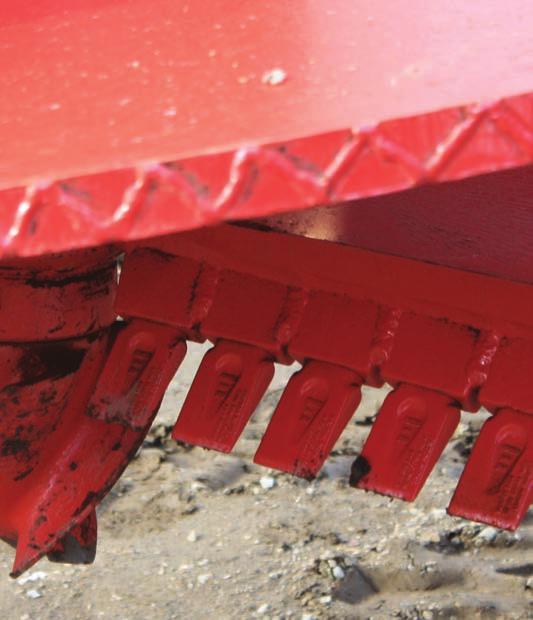 FLAT BOTTOM DIRT AUGER Double Cut Double Carry shown Standard Flight Thickness for Lead and Carry Sections: 1", 1 1/2" and