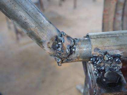 poor welding 13 Check if the handle