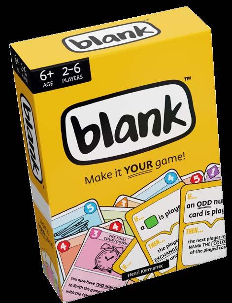 99 Blank Blank is the fast and fun interactive card game you customise with every win!