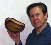 turned a natural edge bowl of walnut with no bark.