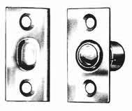 Ives - Residential 336 Heavy Duty Roller Catch P/N 336 Face Plate 2-1/4 x 7/8 Bore 3/4 x 1-3/4 Strike 2-1/4 x 7/8 Lip 1-1/8