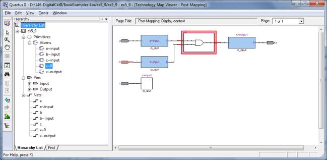 VHDL Code with Simplified Equation Click on Hide Content/Display Content to see Gates Prof.