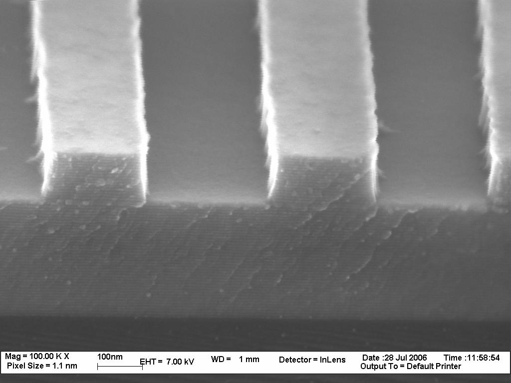 Etched multilayer implementation shows excellent potential for high resolution Etch depth = 115 nm (16