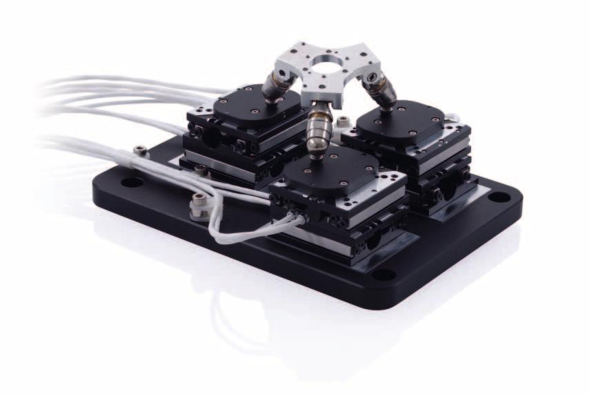 SpaceFAB Precision Micro Robot 6 Degrees of Freedom in Low-Profile Design SF-450 PS Highlights Long travel ranges in X and Y with low-profile design Load of up to 3 kg Vacuum-compatible versions to