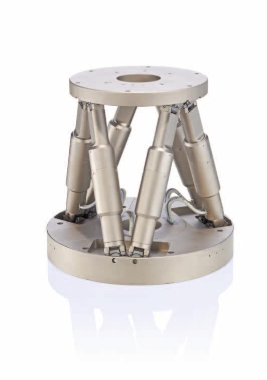 Precision Hexapods For Loads from 50 kg to 250 kg H-850 Highlights Six-axis positioning system with excellent precision System with powerful controller with vector algorithms, virtual pivot point