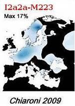 HAPLOGROUP I2a2a-M223 Haplogroup I2 is a Y-chromosome haplogroup. Until 2008, it was known as Haplogroup I1b. Haplogroup I2 might have originated in Southeastern Europe some 15,000-17,000 years ago.
