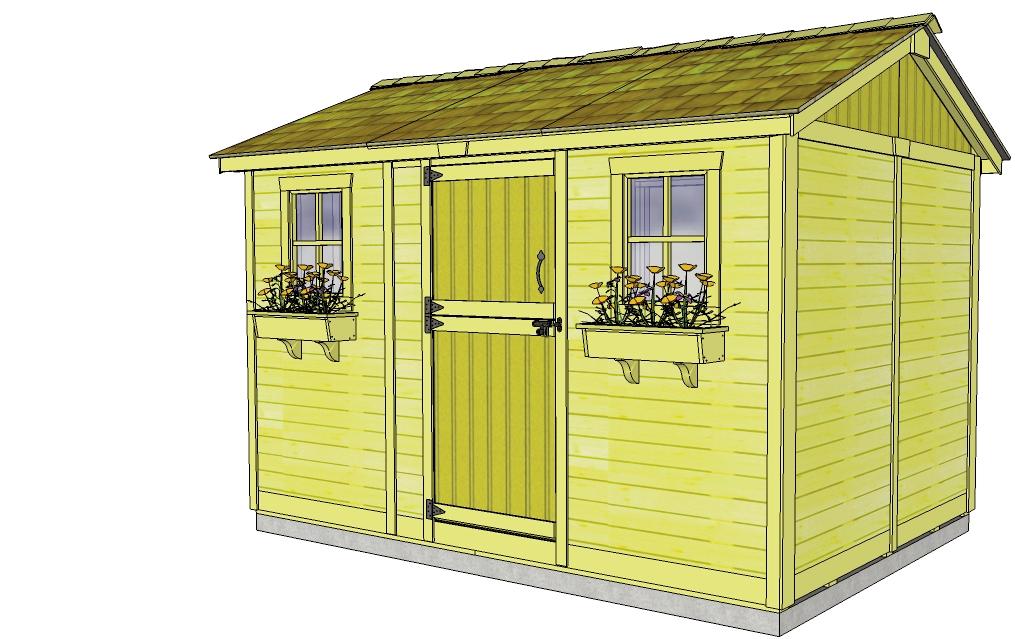 12x8 Cabana Garden Shed Assembly Manual Revision #15 Feb 13th, 2015 Thank you for purchasing our 12x8 Cabana Garden Shed. Please take the time to identify all the parts prior to assembly.