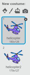coded the helicopter to respond to the message.