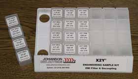 Ceramic Capacitor Engineering Design Kits Johanson Dielectrics, Inc. offers a variety of multi-layer chip capacitor sample kits for proto-type design work.