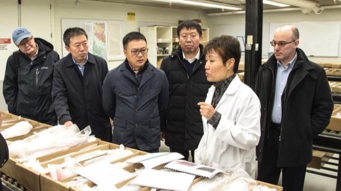 The delegation was accompanied by Western Resources President & CEO, Bill Xue, and visited the Saskatchewan CORE laboratory, the Western Potash land and other locations of interest.