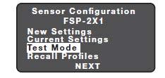 26 Test Mode 27 Recall Profiles TEST MODE Test Mode shortens timeouts for High/ Low and Cut Off, to allow for
